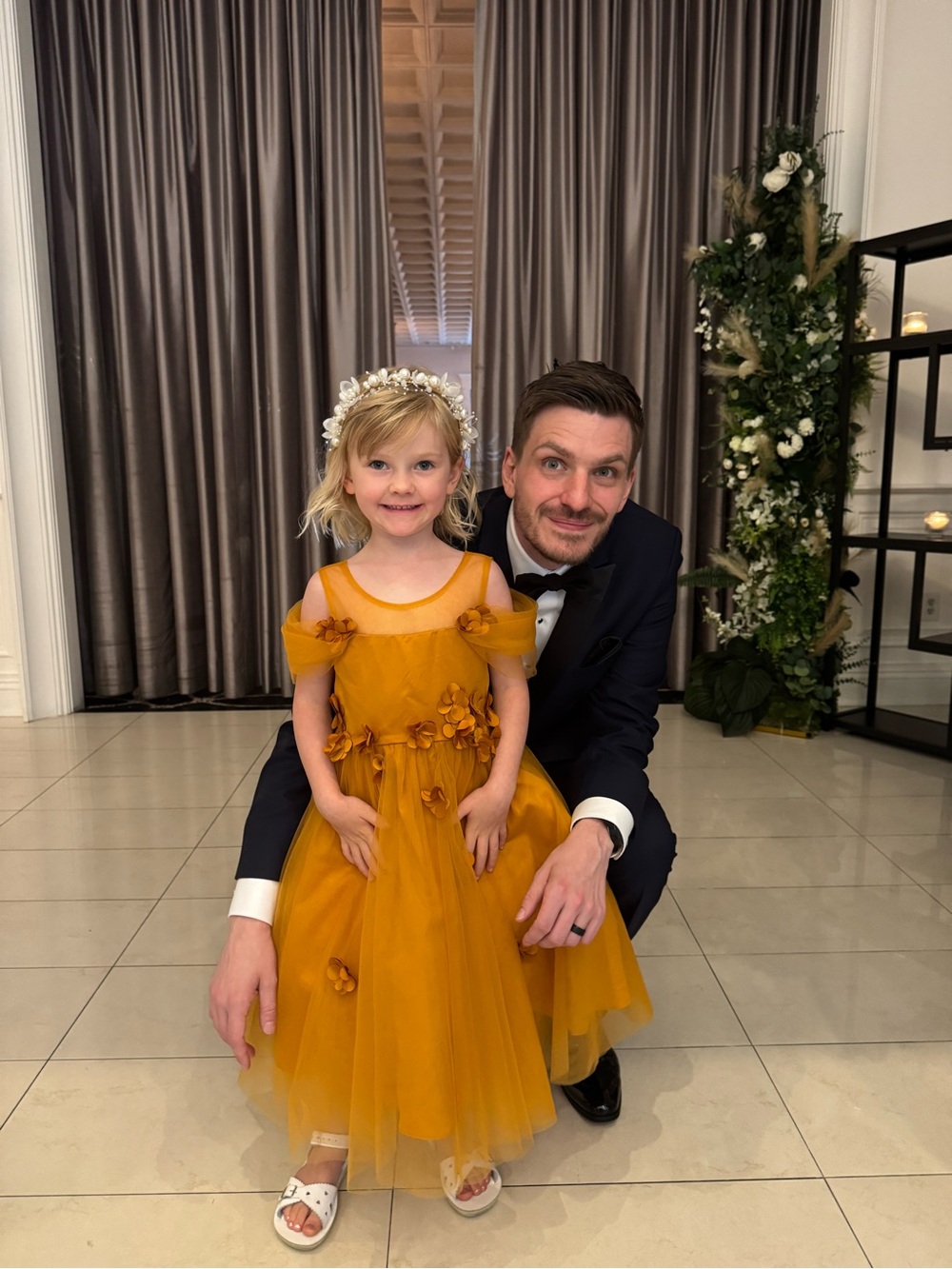 Azazie Girls' Butterscotch Flower Girl Dress